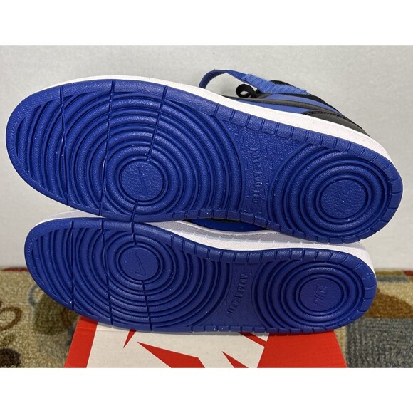 Nike Court Borough Mid 2 (GS) Game Royal/Black/White CD7782-404 Shoes - Picture 6 of 7